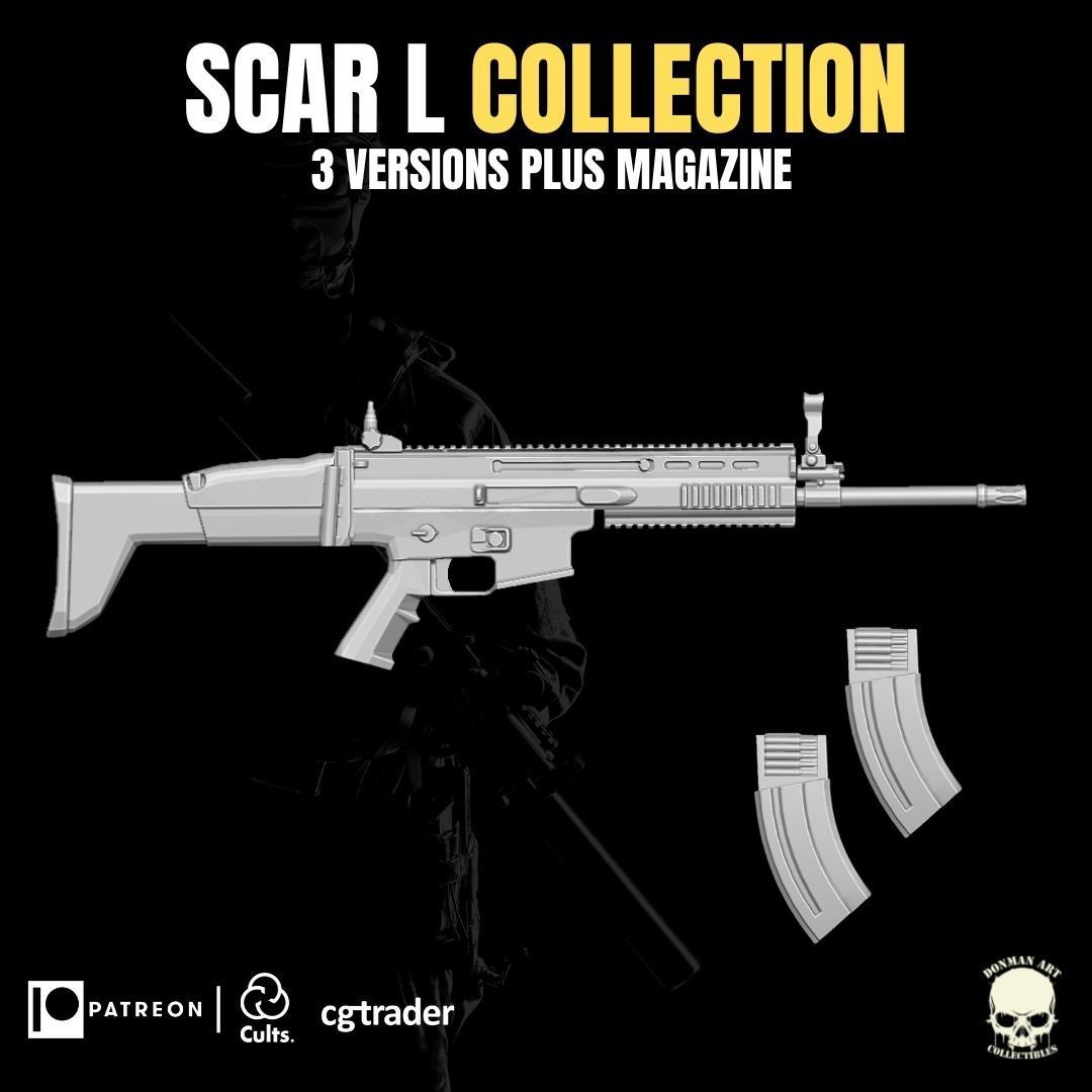 Scar Collection 3D printable File For Action Figures 3D print model_9