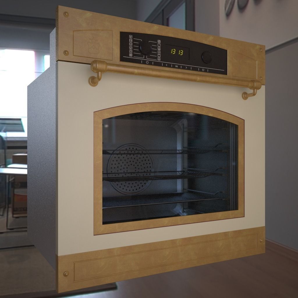 Restart Oven EFE601B 3D model_2