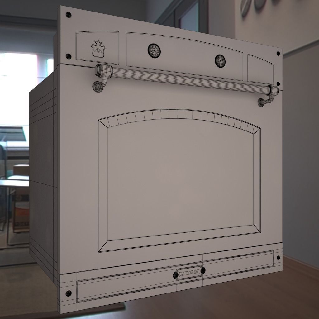 Restart Oven EFE601B 3D model_4