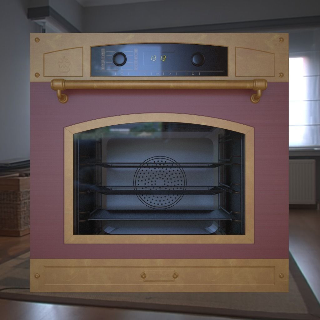 Restart Oven EFE601B 3D model_1