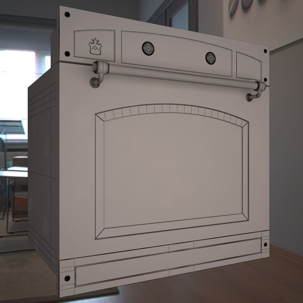 Restart Oven EFE601B 3D model_5