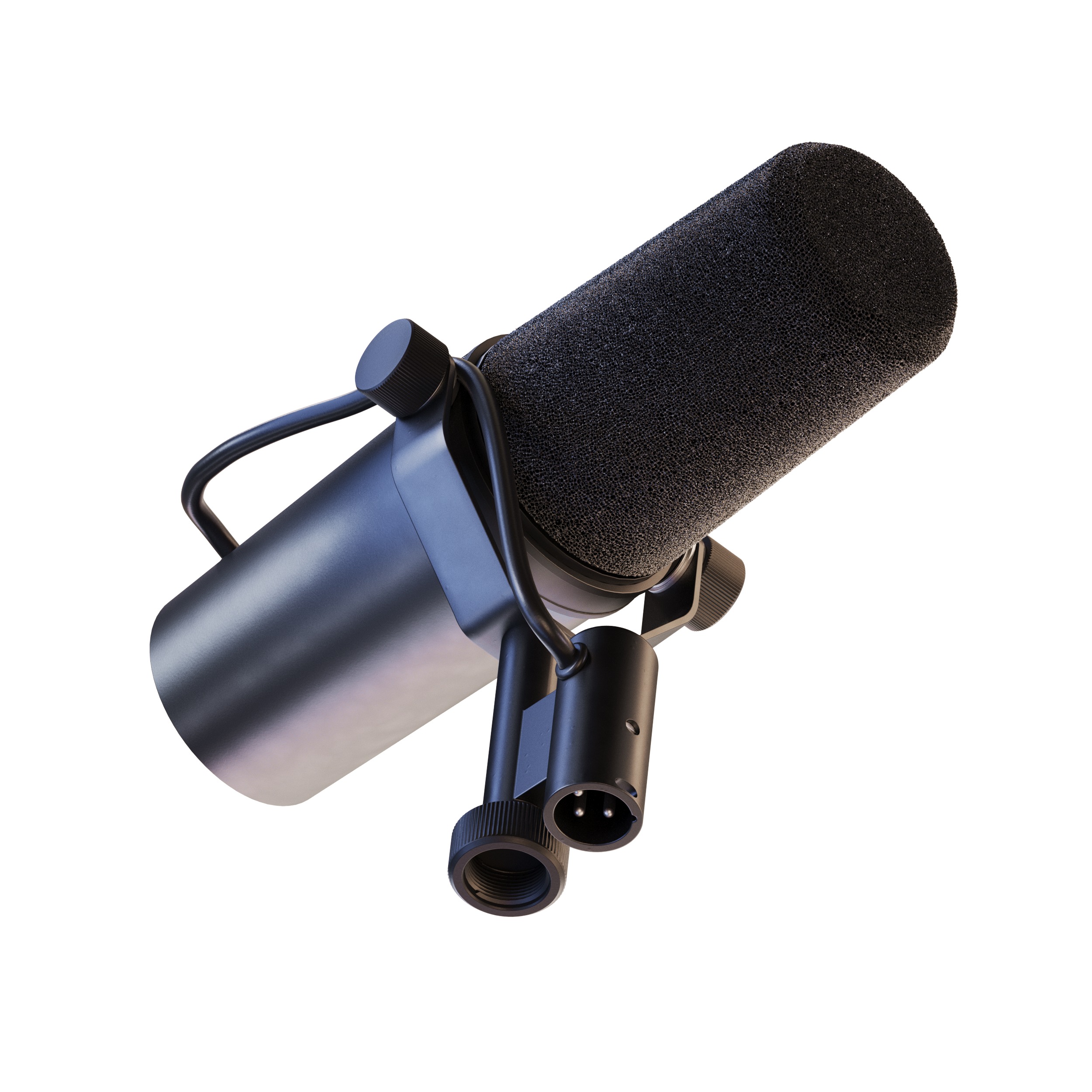 Shure SM7B Microphone 3D model_5
