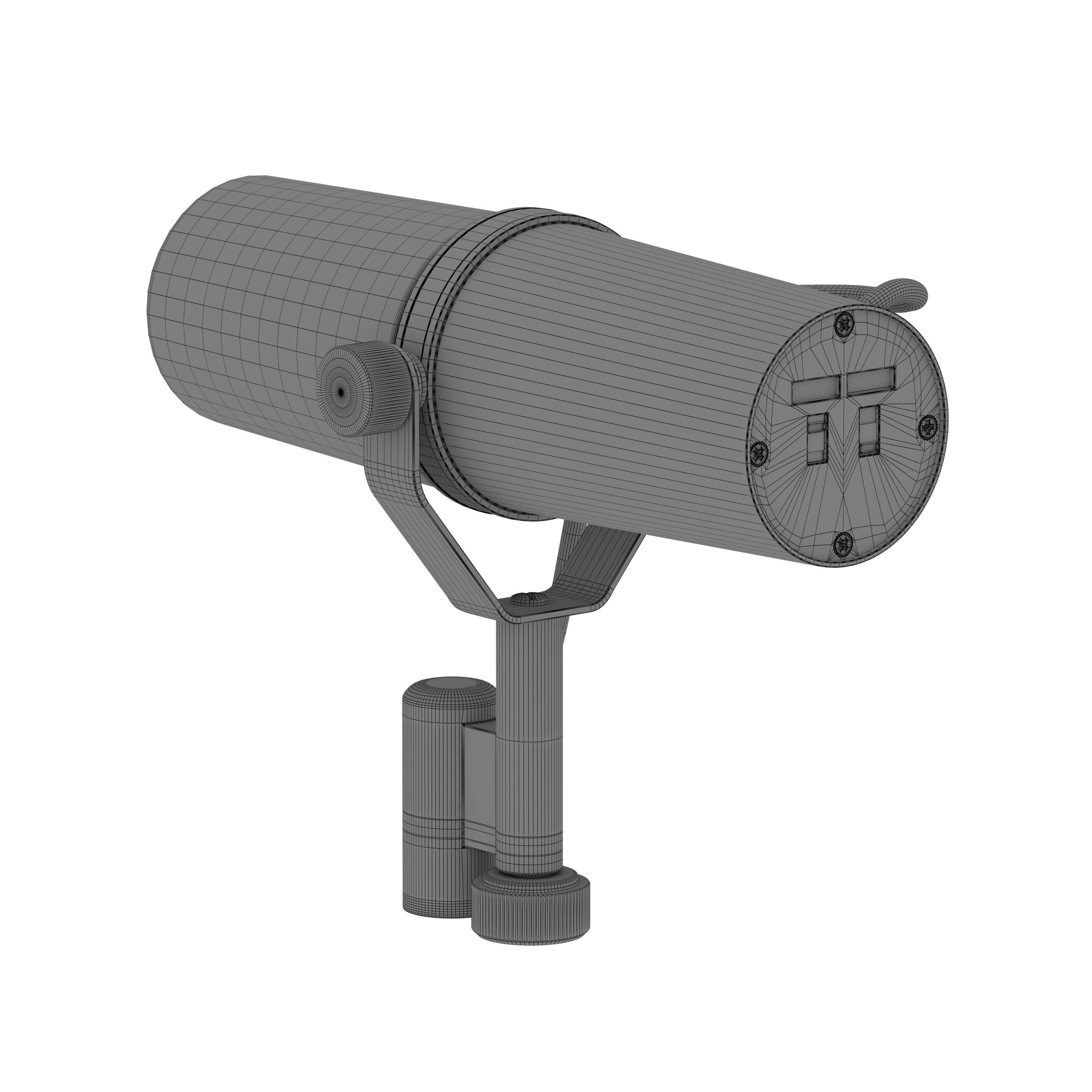 Shure SM7B Microphone 3D model_6