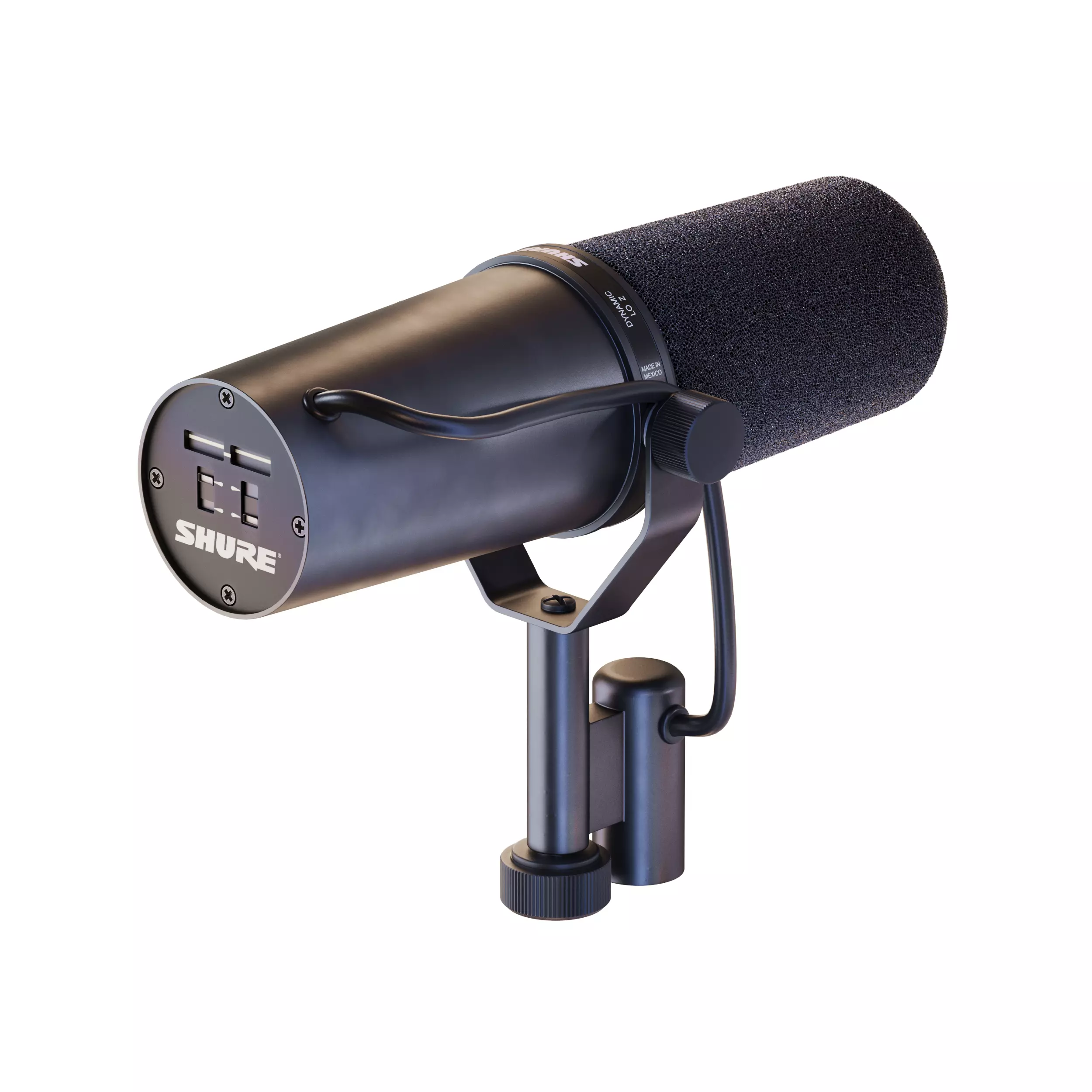 Shure SM7B Microphone 3D model_0