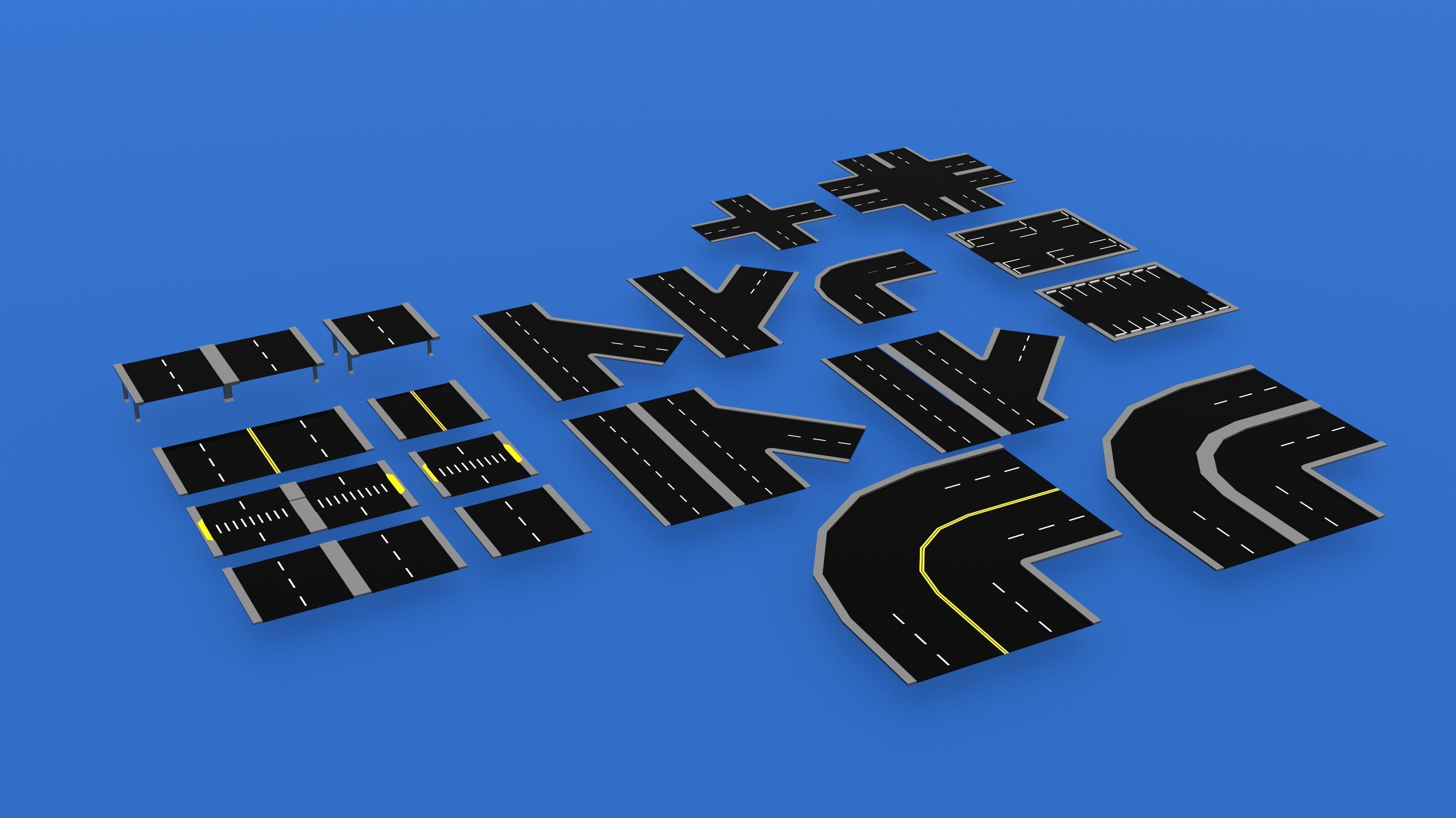 Ultimate Low Poly City Pack 3D  Low-poly 3D model_11