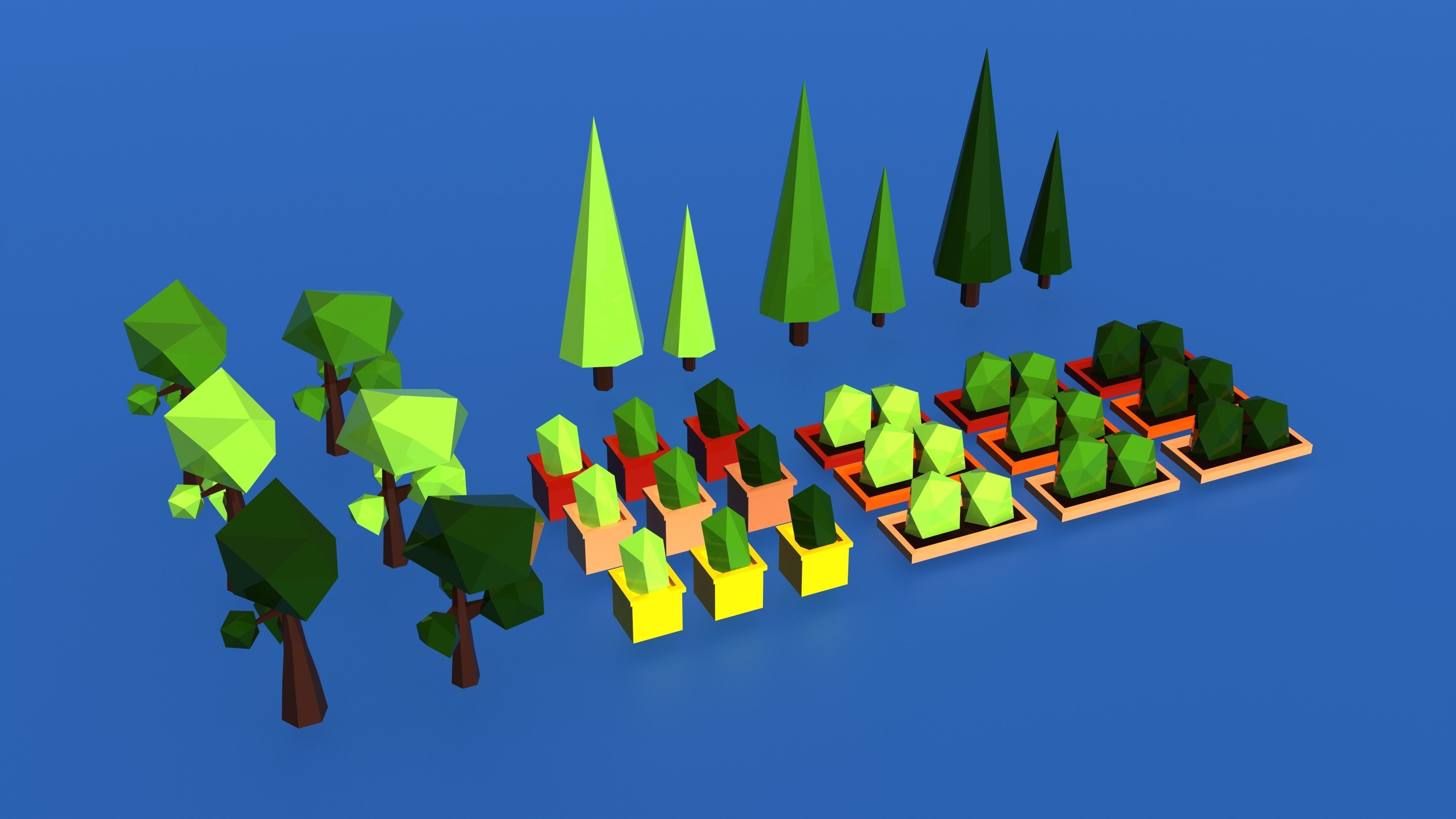 Ultimate Low Poly City Pack 3D  Low-poly 3D model_15