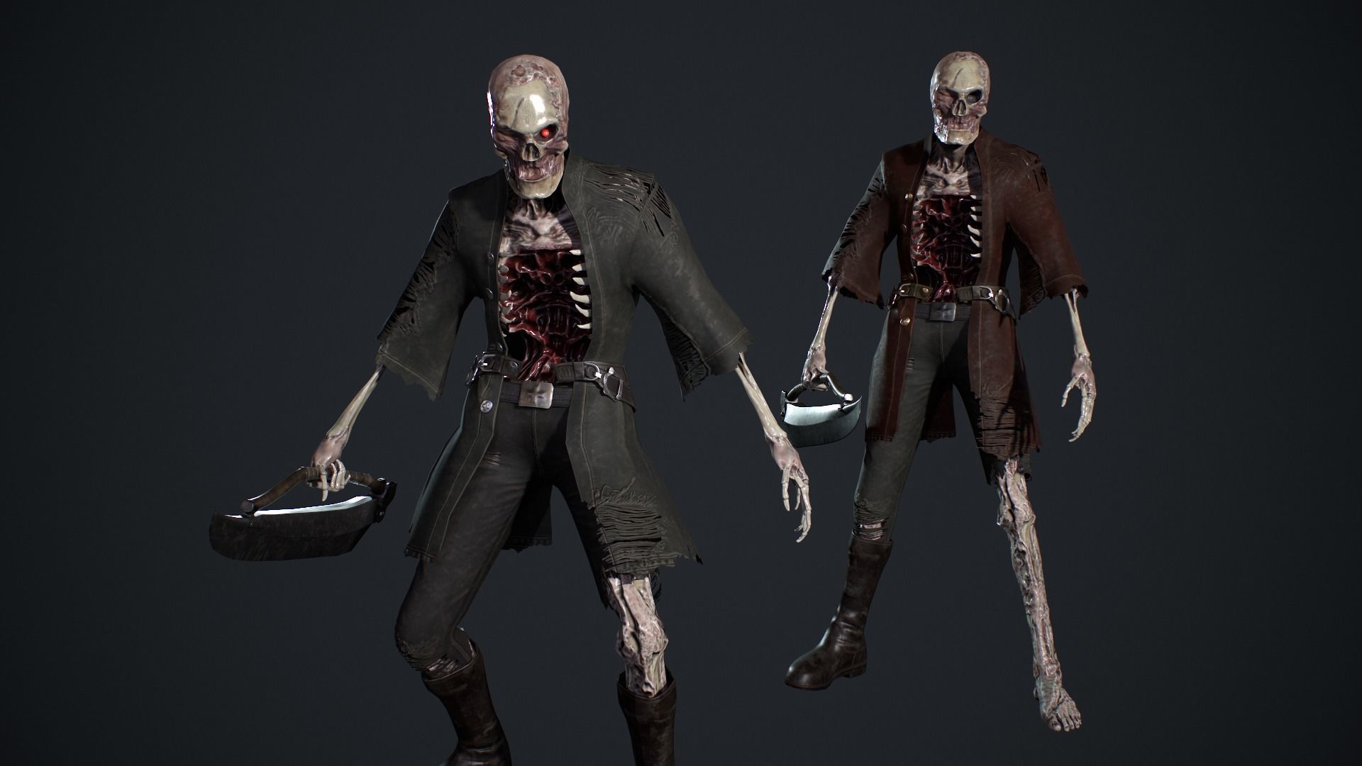 Evil Undead 7 Low-poly 3D model_4