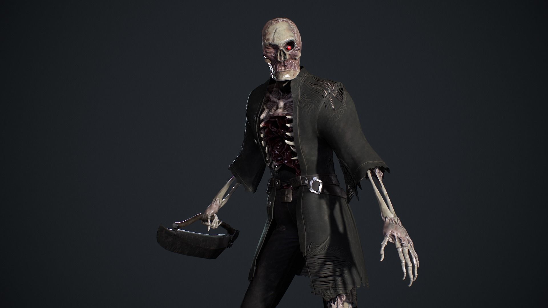 Evil Undead 7 Low-poly 3D model_11