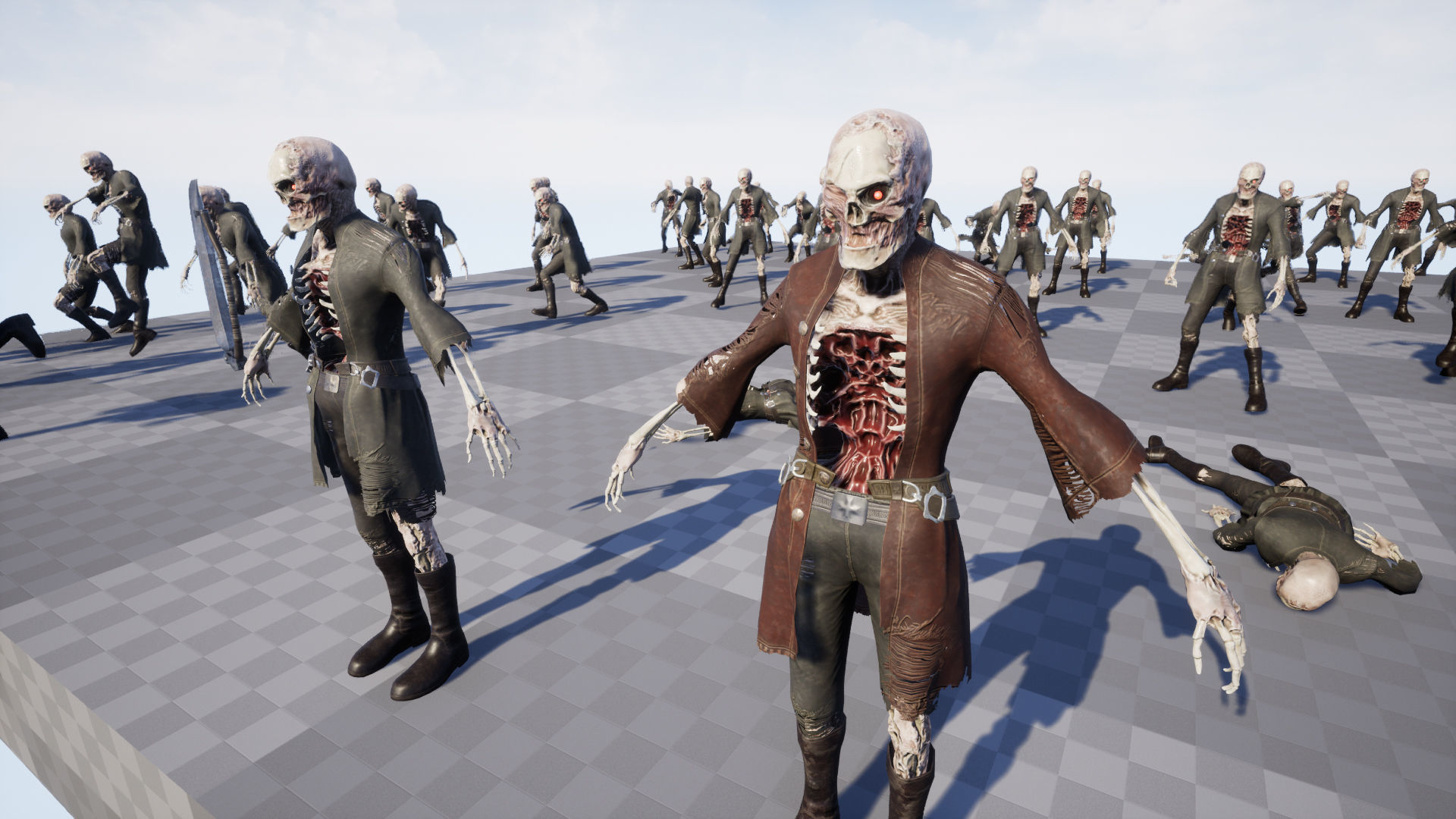 Evil Undead 7 Low-poly 3D model_20