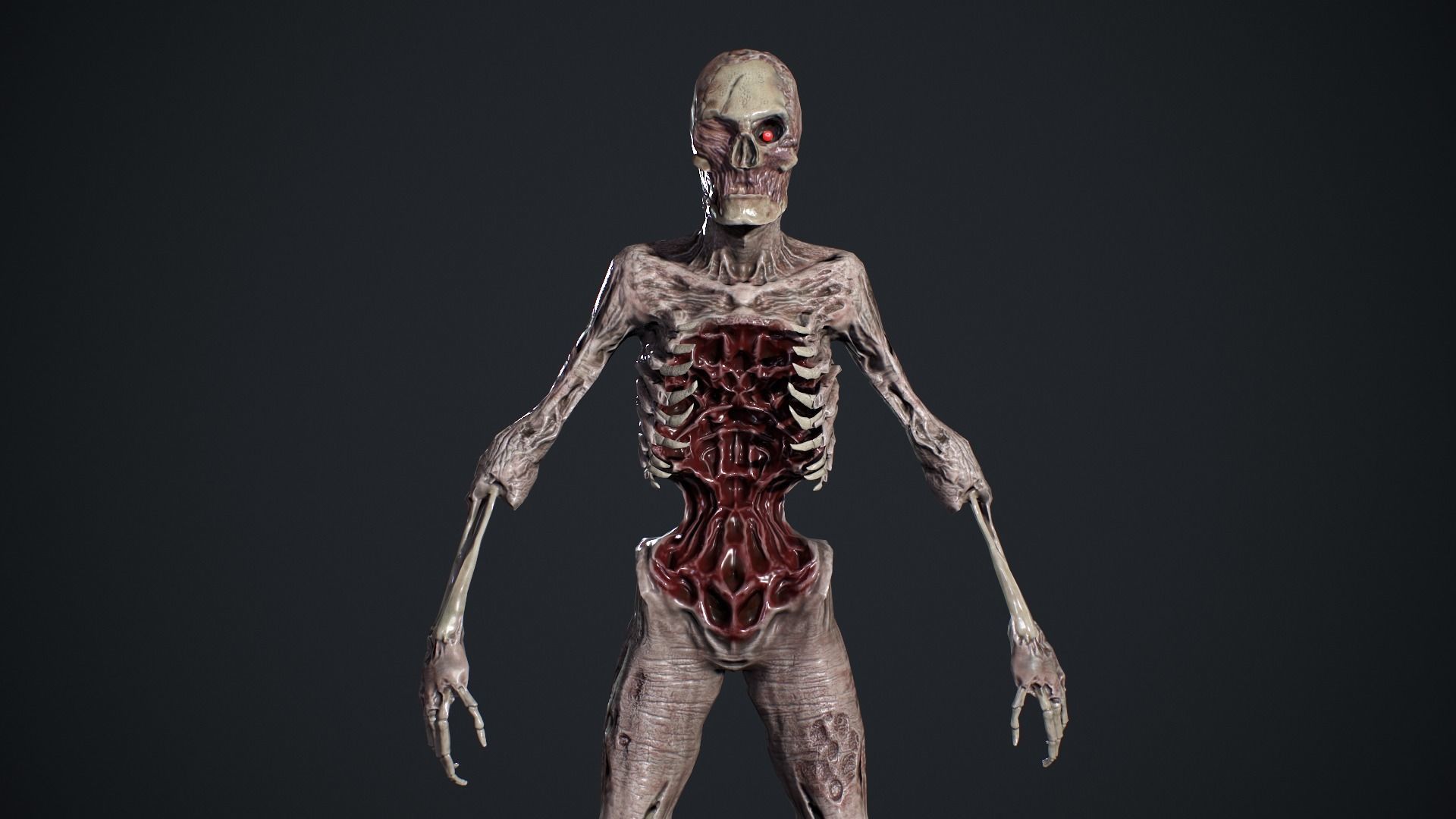 Evil Undead 7 Low-poly 3D model_13
