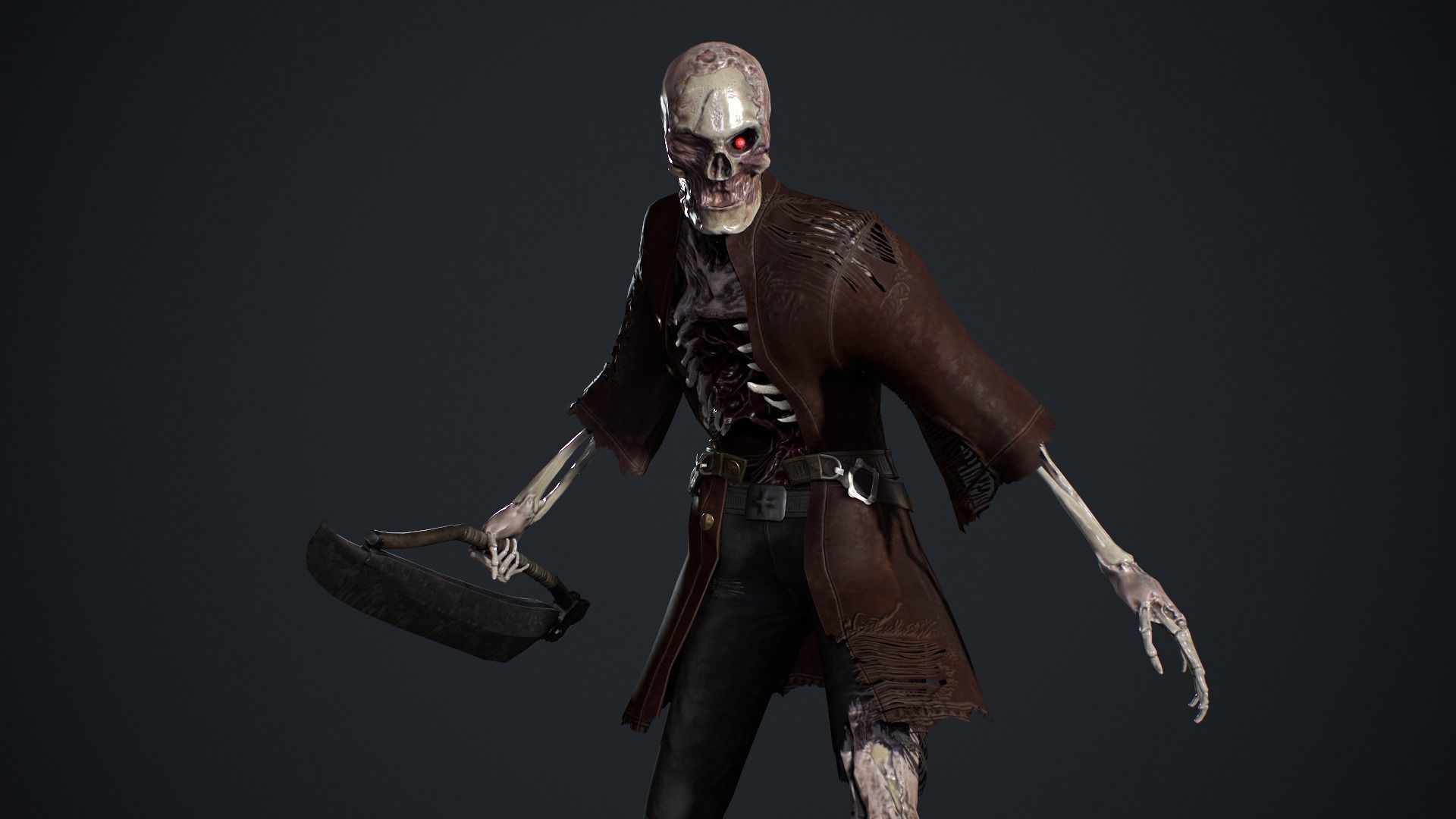 Evil Undead 7 Low-poly 3D model_15