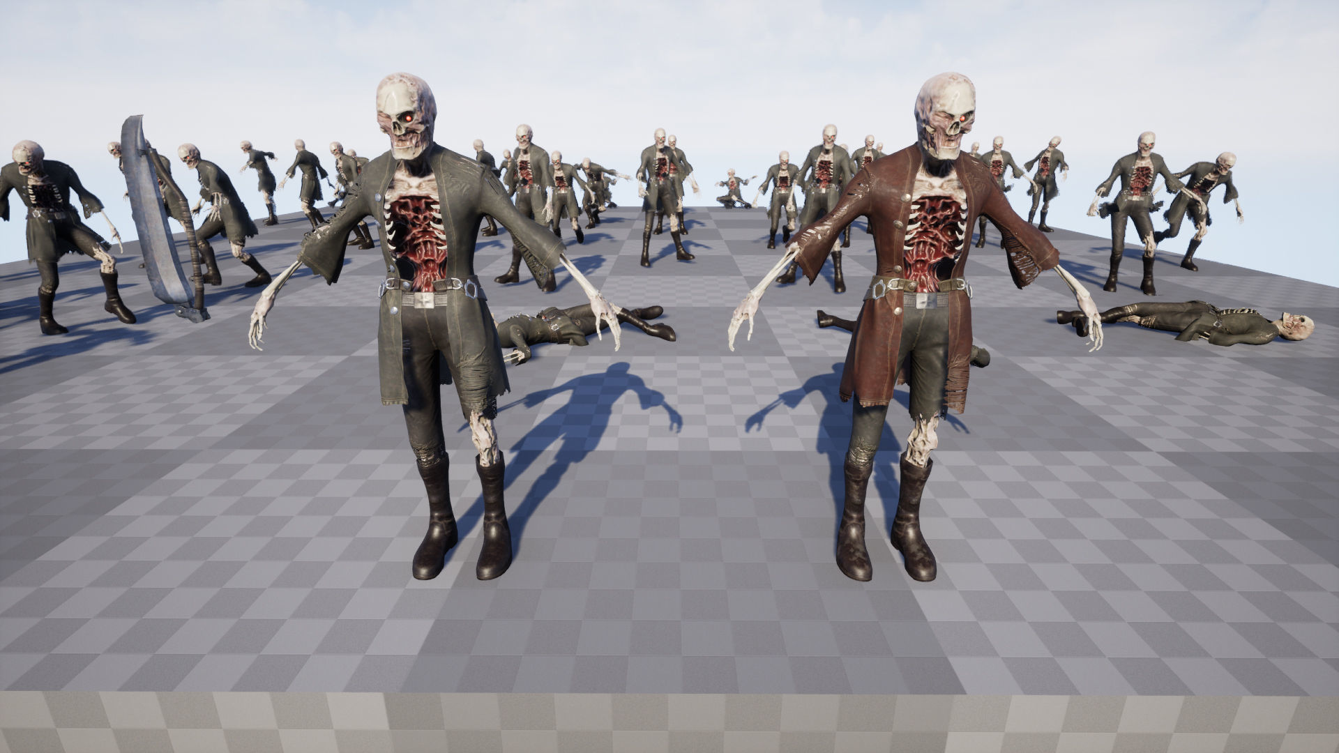 Evil Undead 7 Low-poly 3D model_17