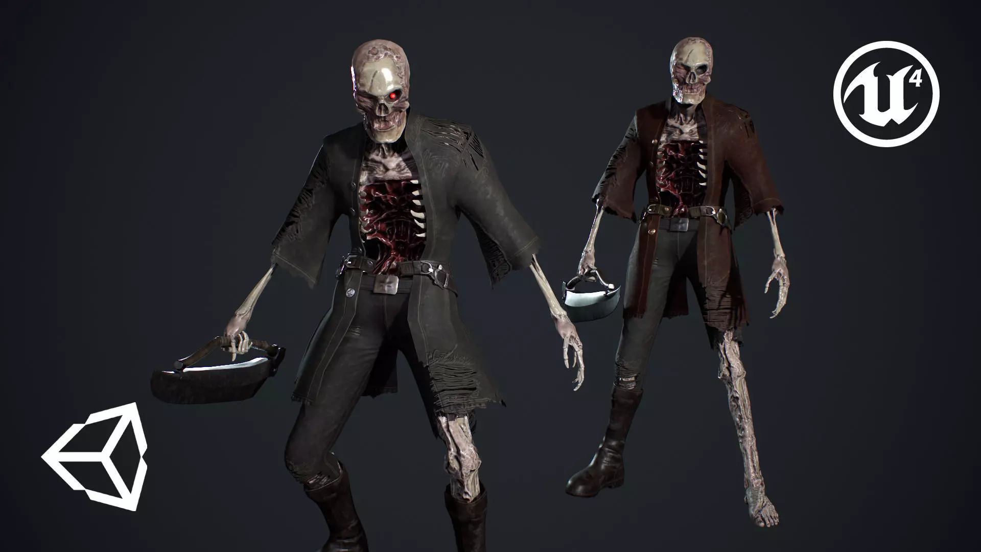 Evil Undead 7 Low-poly 3D model_0
