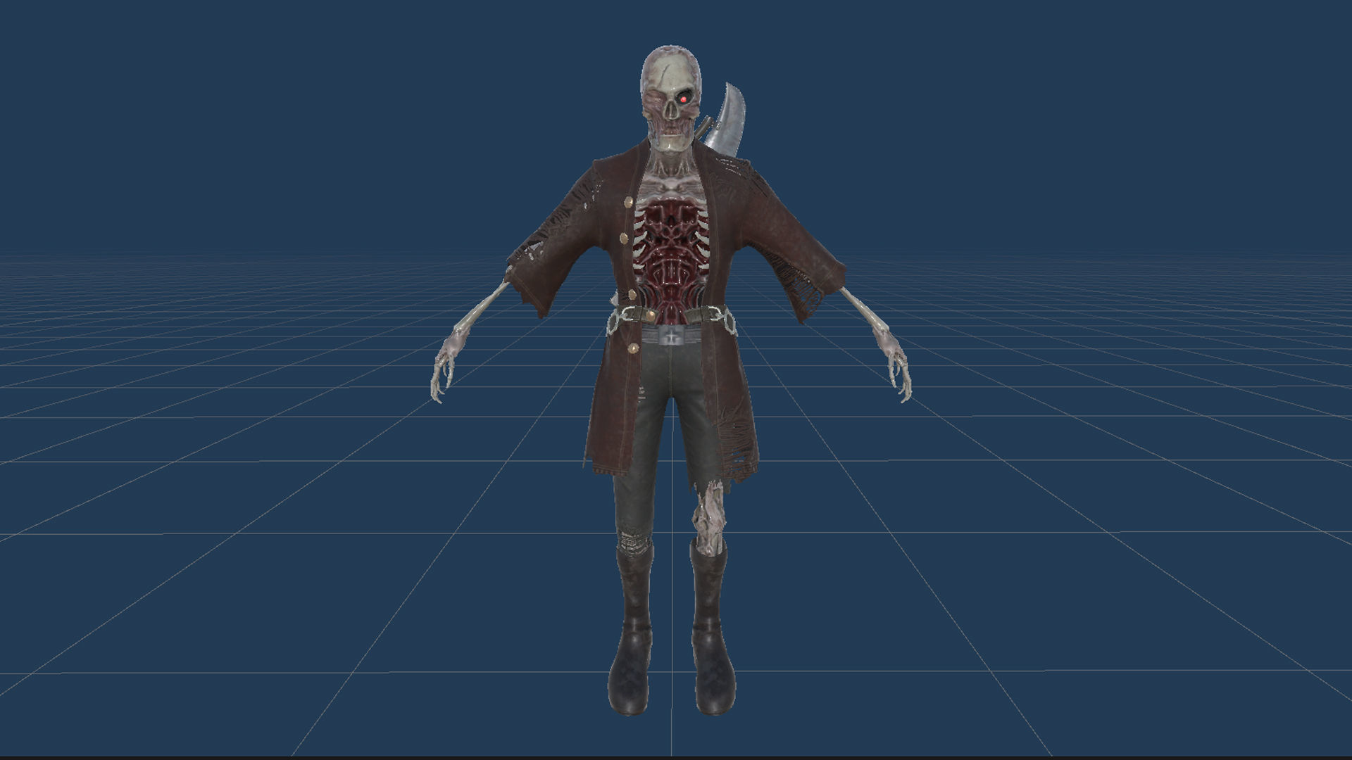 Evil Undead 7 Low-poly 3D model_22