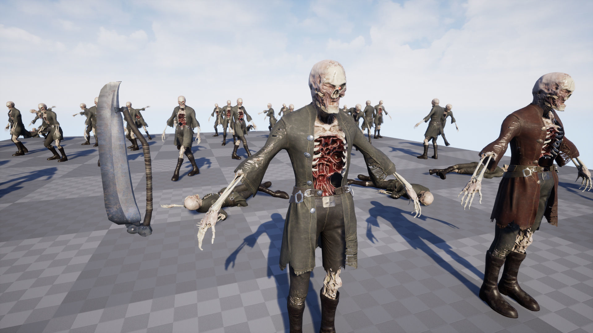 Evil Undead 7 Low-poly 3D model_18