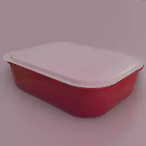 Food Container Game-Ready 3D model 