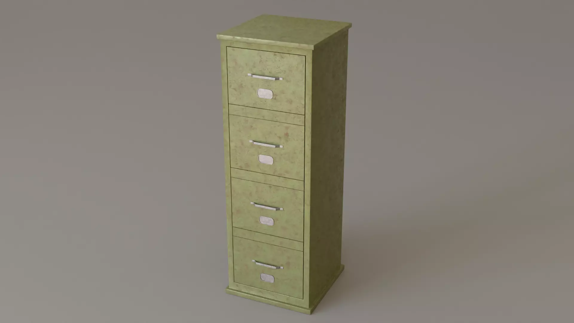 File Cabinet L From File Cabinet Asset Low-poly 3D model_0
