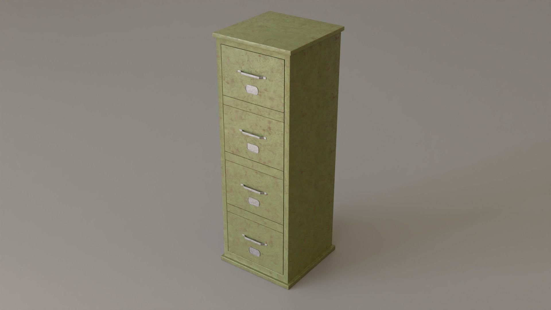 File Cabinet L From File Cabinet Asset Low-poly 3D model_3