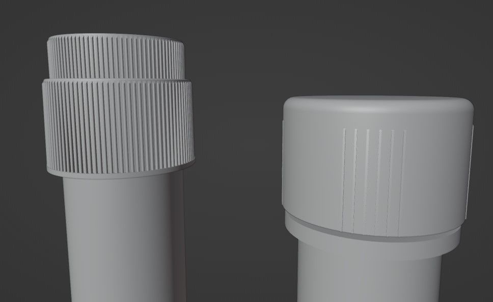 Cryogenic Storage Vials 2mL and 3mL 3D model_7