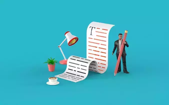 Copy Right Low-poly 3D model