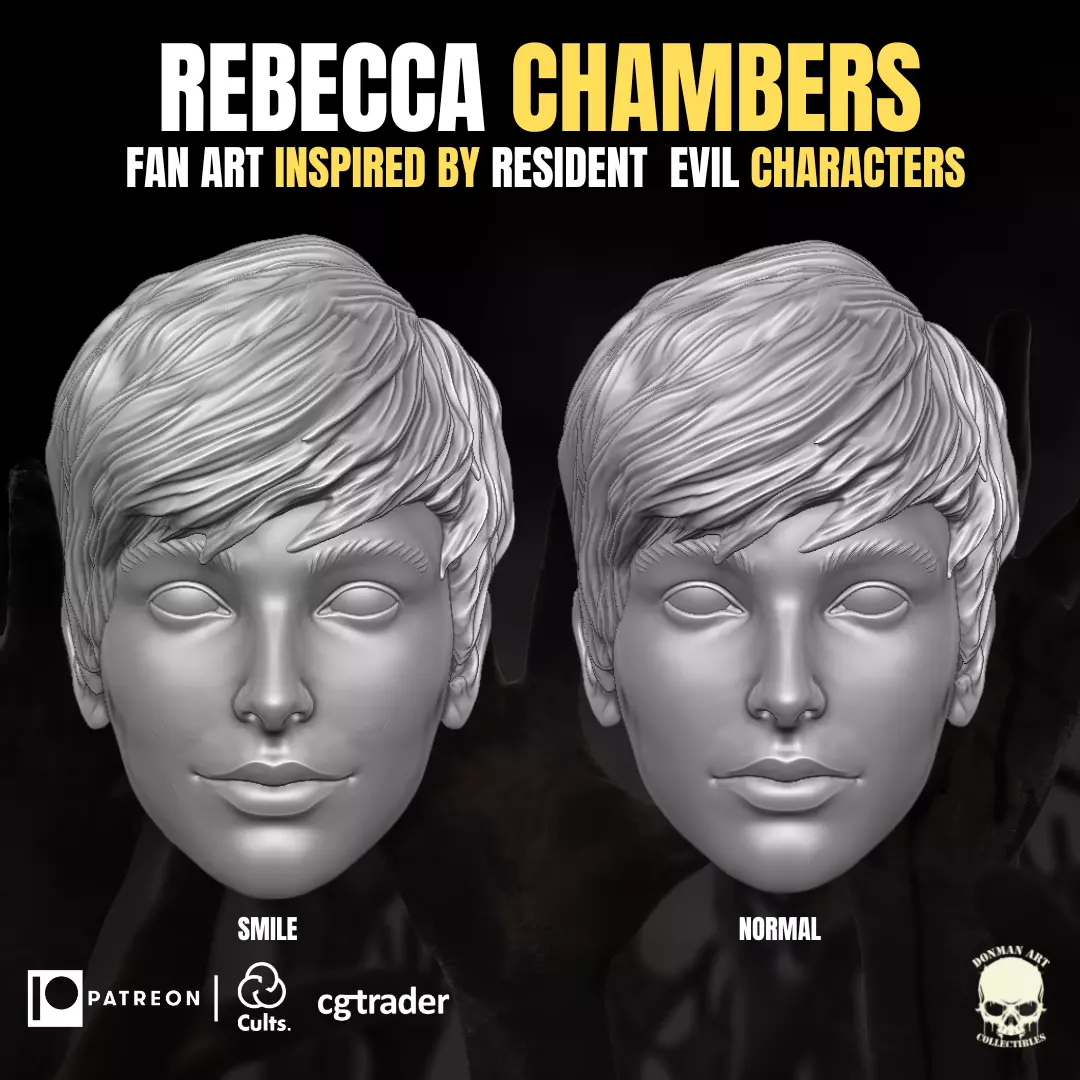 Rebecca Chambers Fan Art 3D printable For Action Figures 3D print model