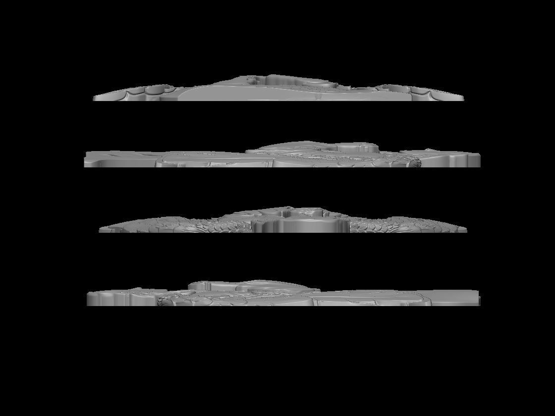 Praying Angel 3D print model_11