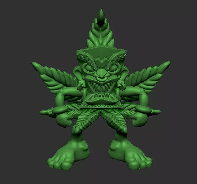 marihuano personaje 5 3D print model_0