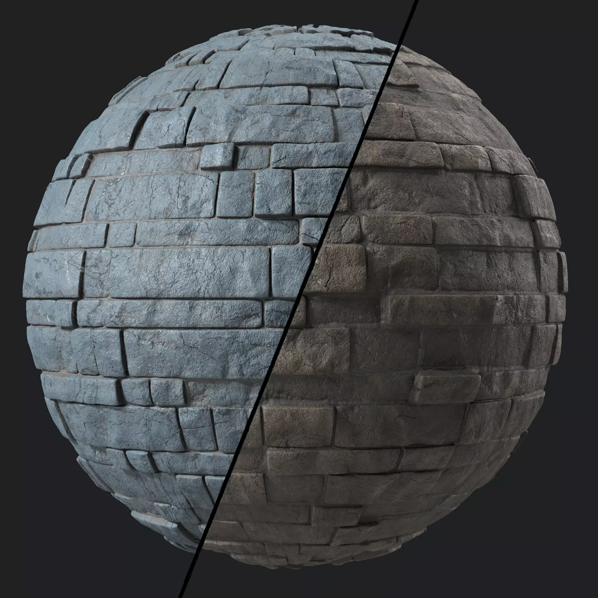 Stone Wall Materials 41- Stone walls Sbsar Pbr 4k Seamless Texture_0