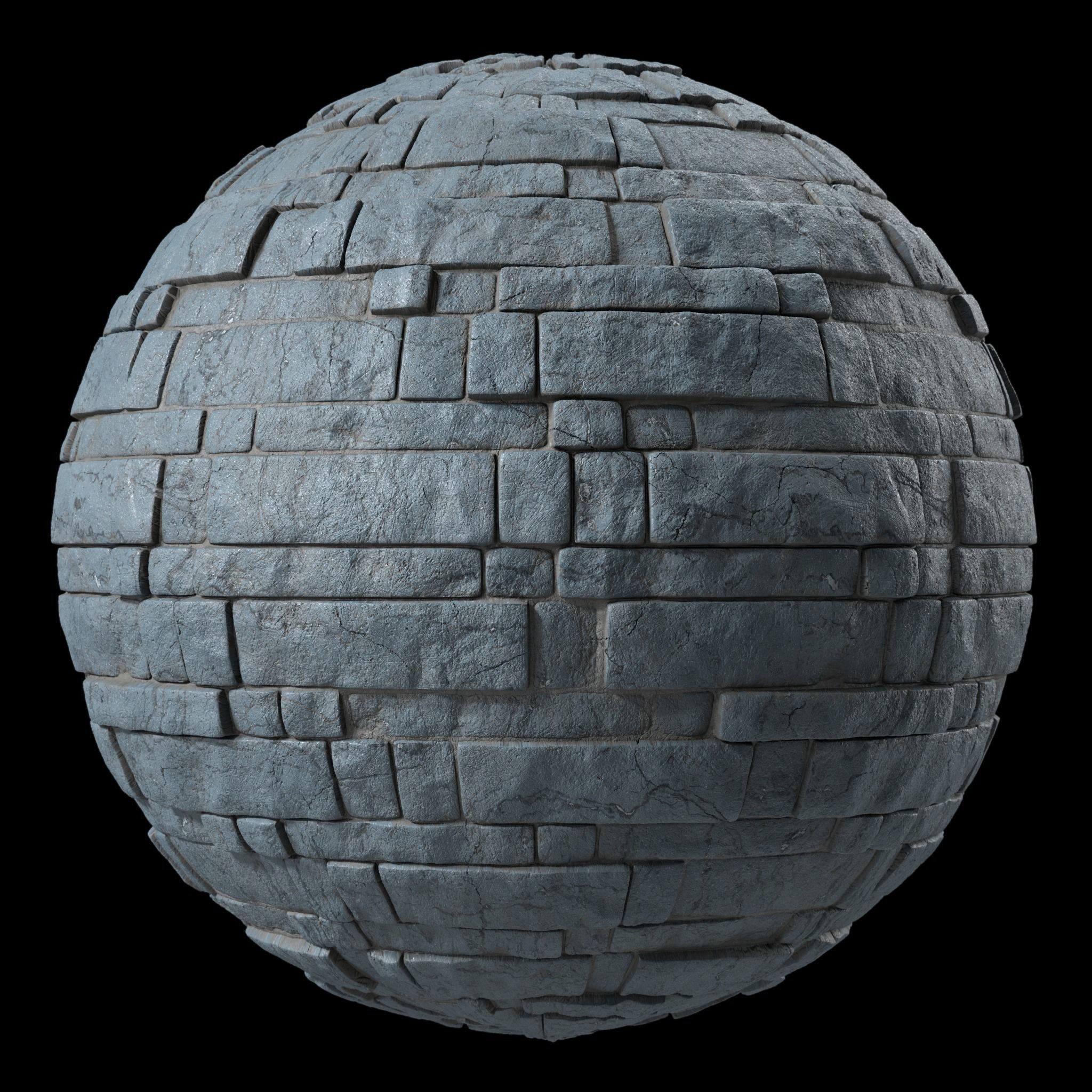 Stone Wall Materials 41- Stone walls Sbsar Pbr 4k Seamless Texture_1