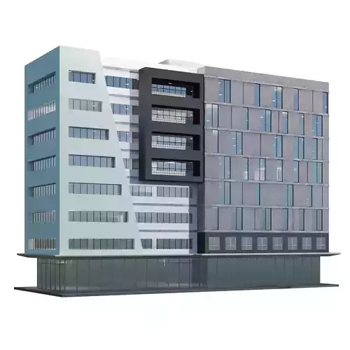 modern apartment building 02
