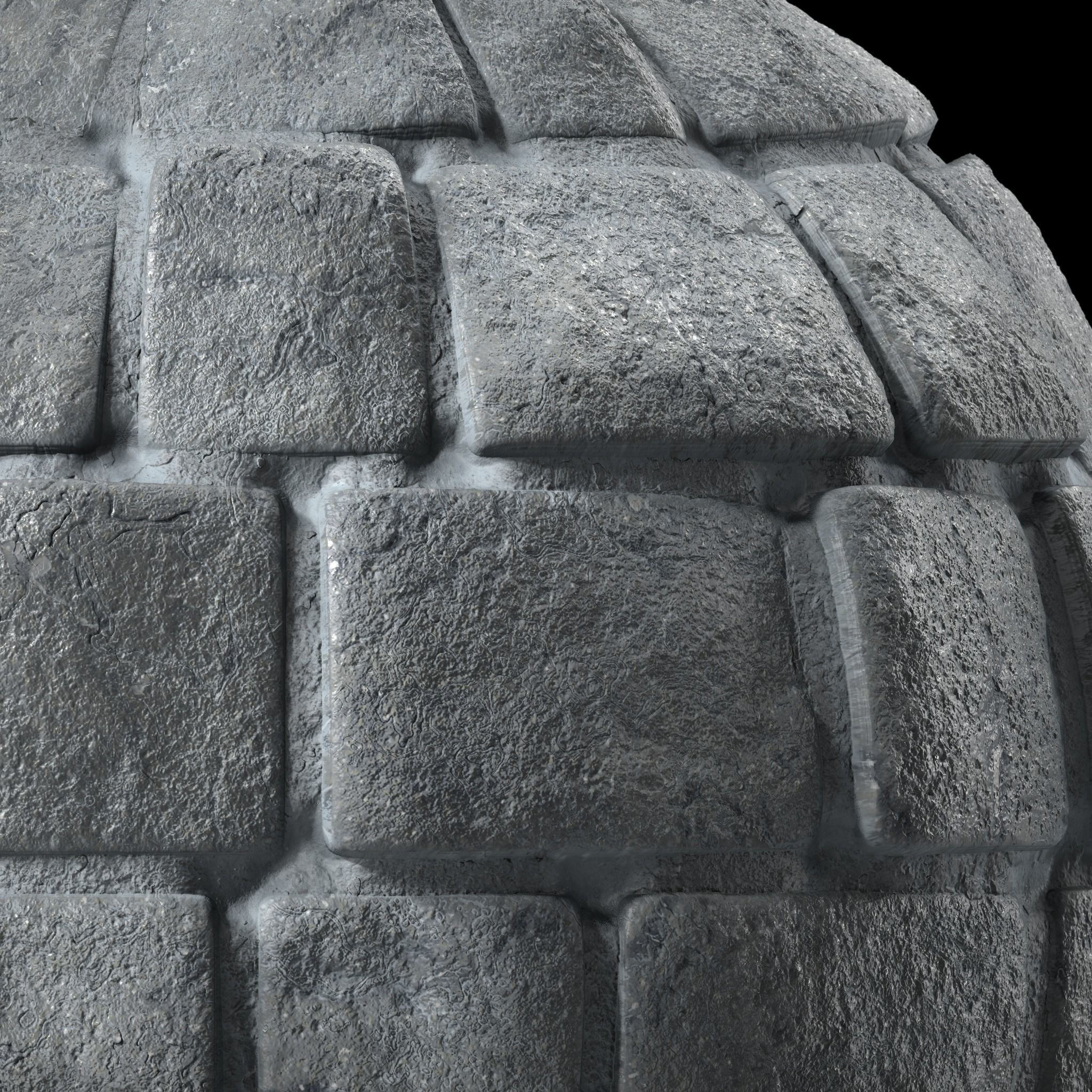Texture Stone Wall Materials 43- Stone walls Sbsar Pbr 4k Seamless VR ...