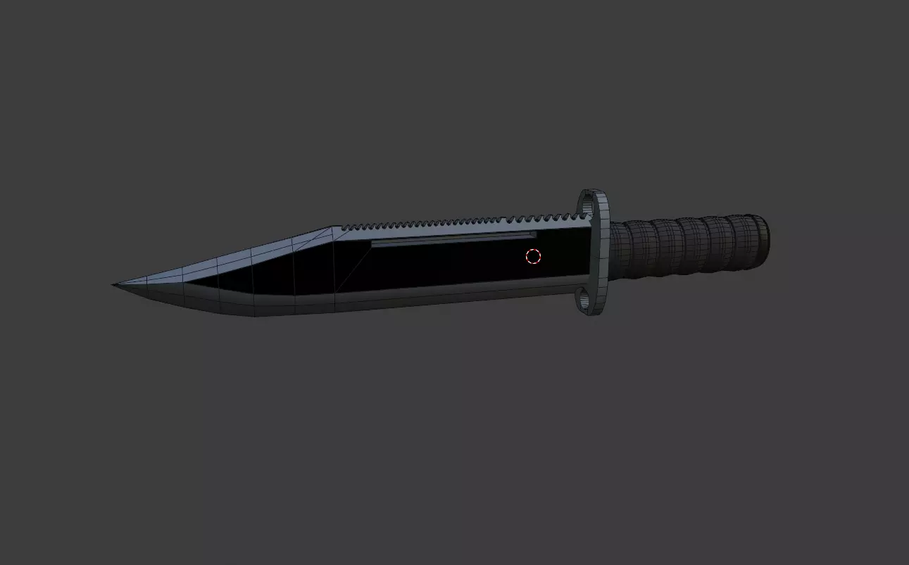 Knife 3D model_0