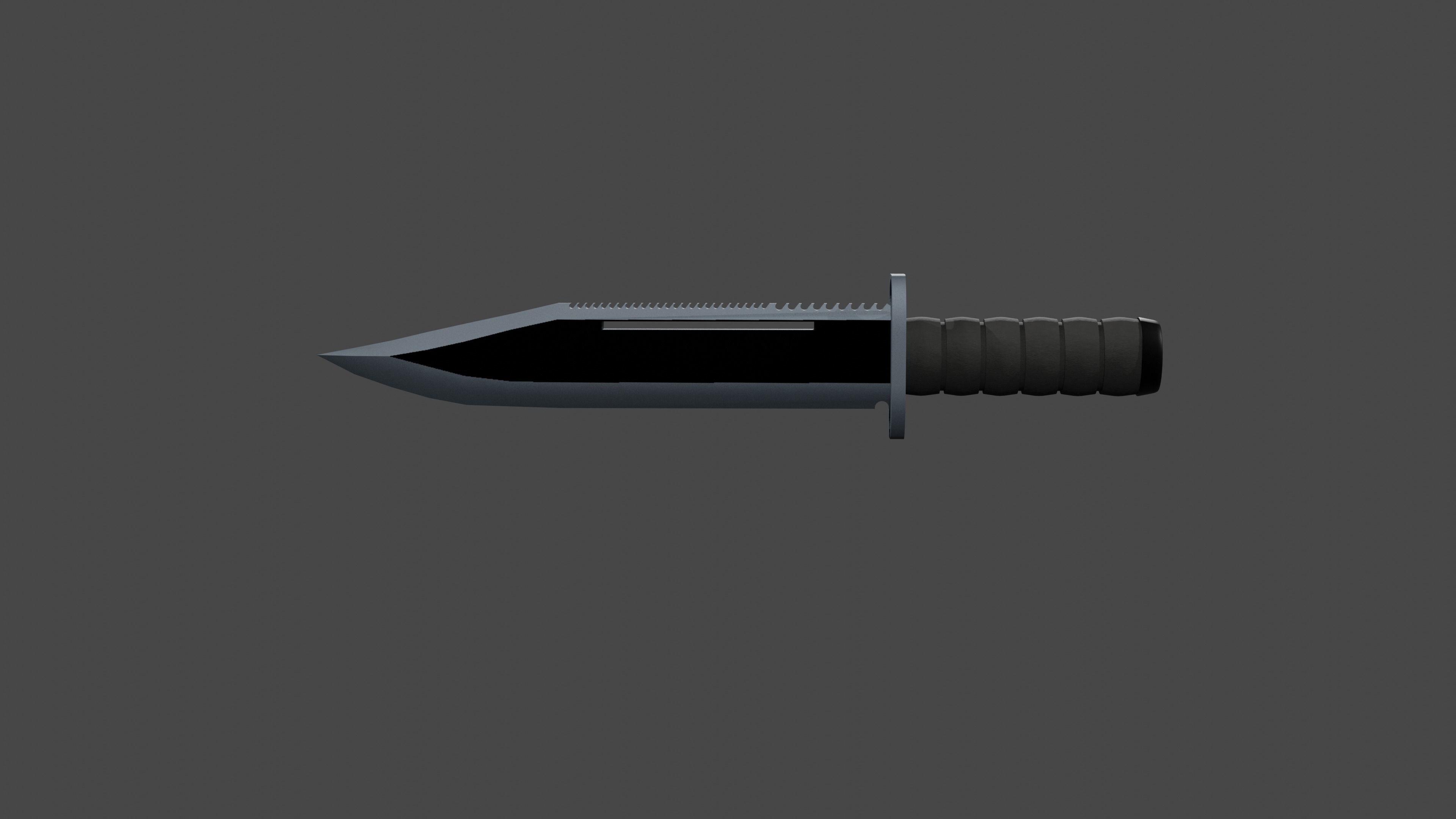 Knife 3D model_1