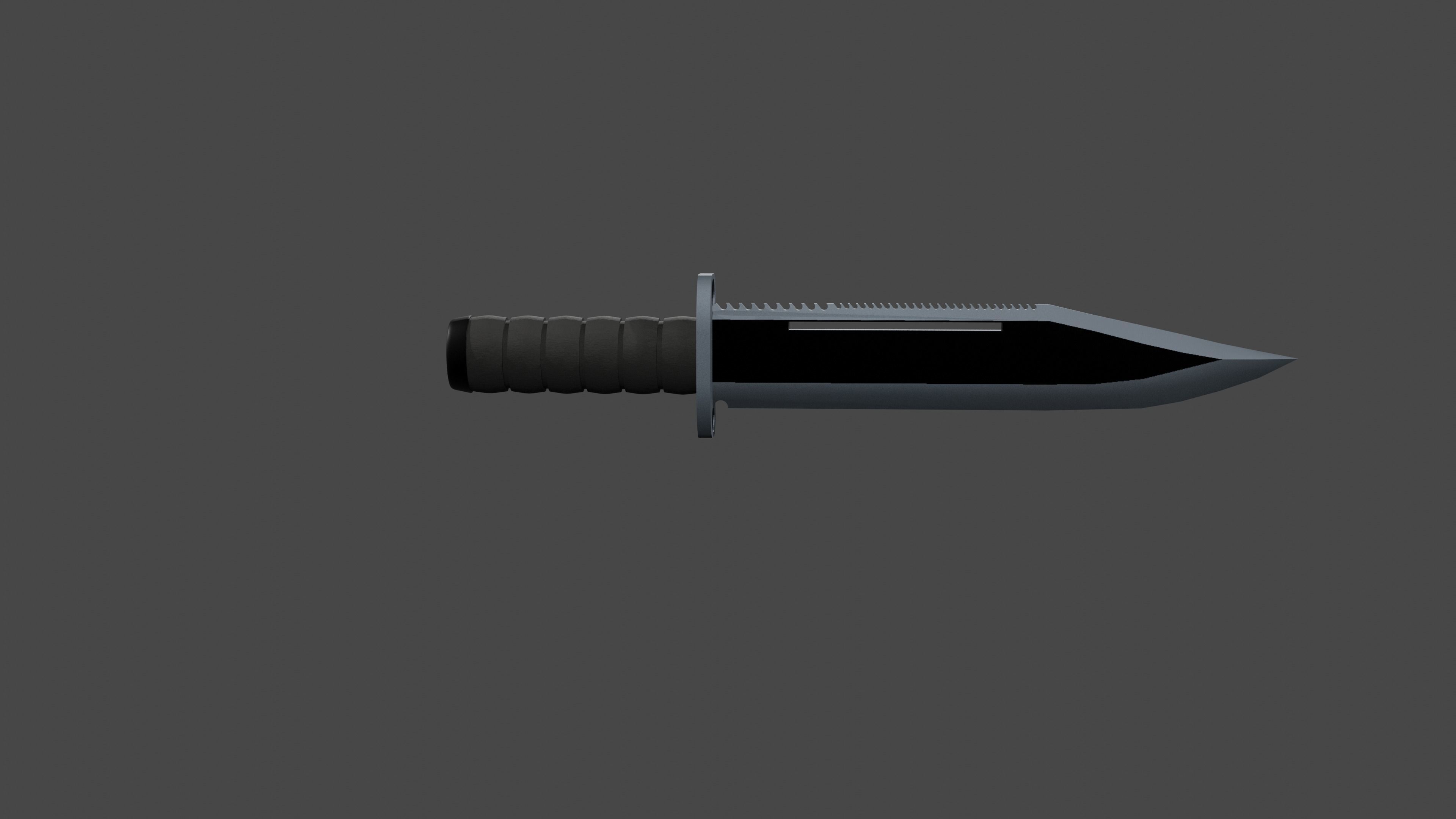 Knife 3D model_5