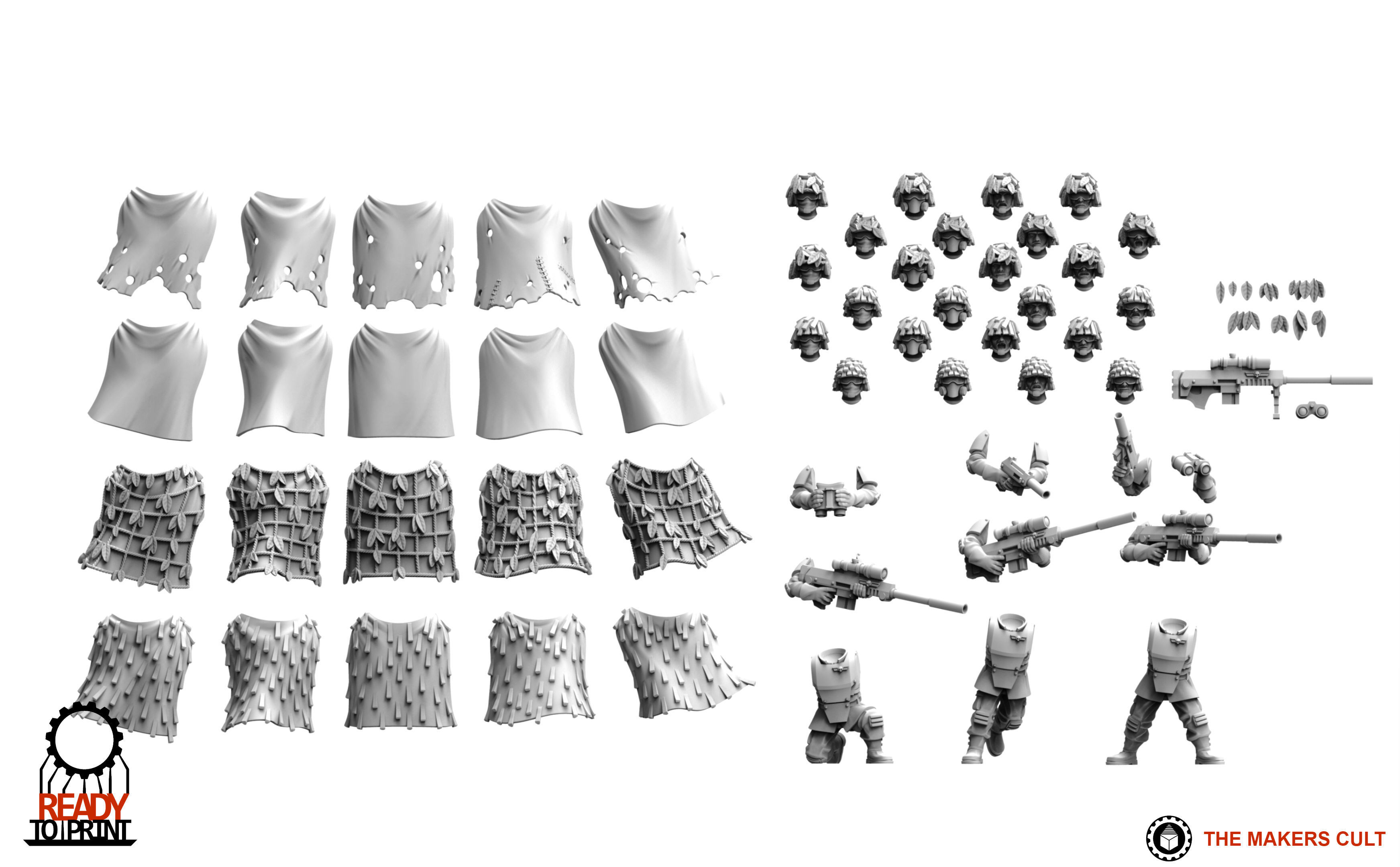 Universal Guard - Skirmisher Builder 3D print model_4