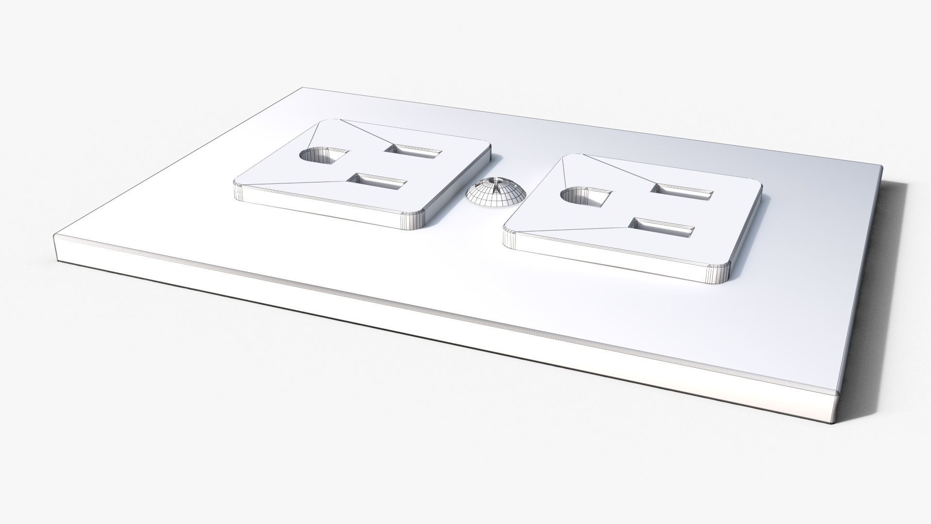 Power Socket 3D model_8