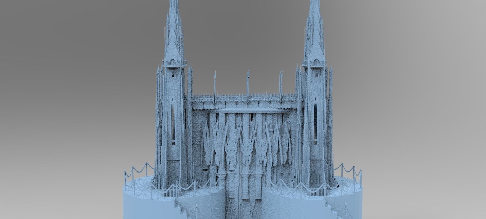 London Celtic watchtowers Bridge 2 3D model_1