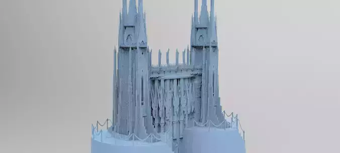 London Celtic watchtowers Bridge 2 3D model