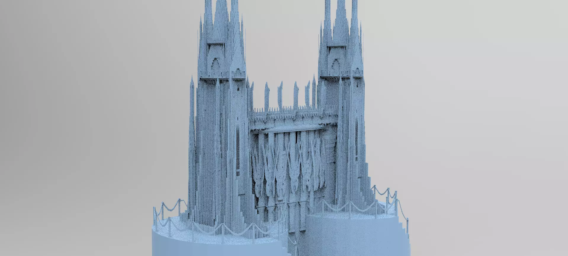 London Celtic watchtowers Bridge 2 3D model_0