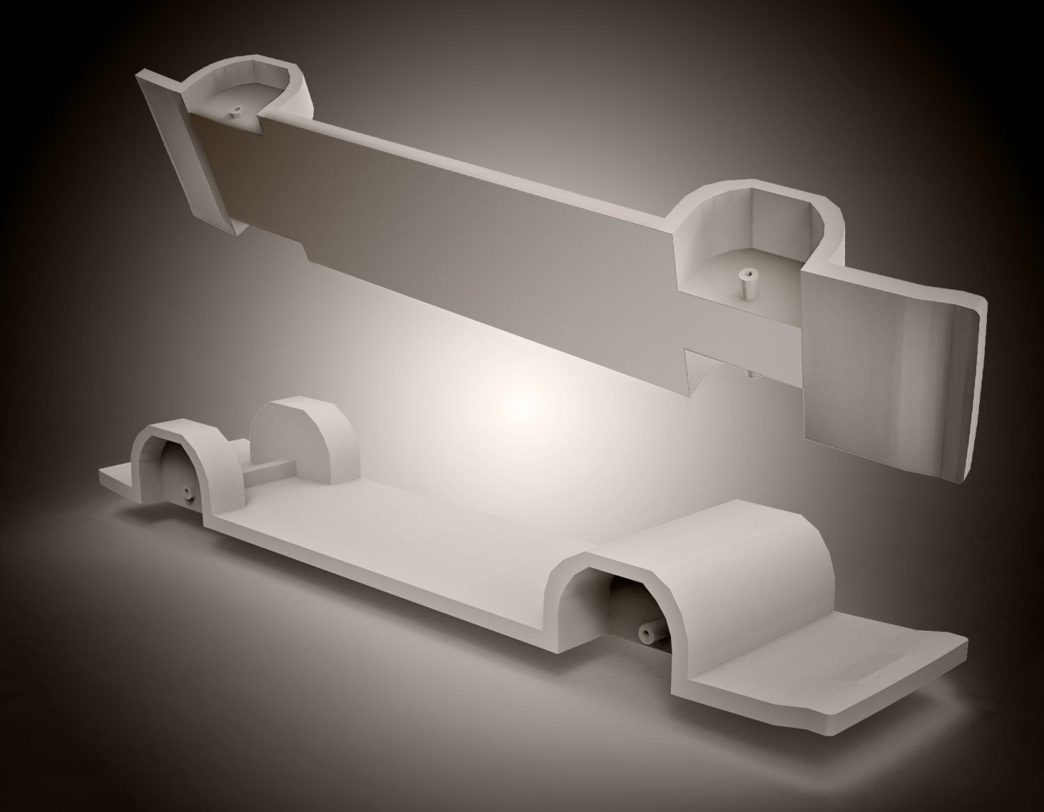 MCI MC-5A Bus 3D print model_4