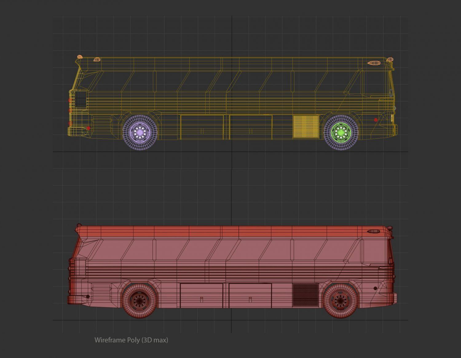 MCI MC-5A Bus 3D print model_10