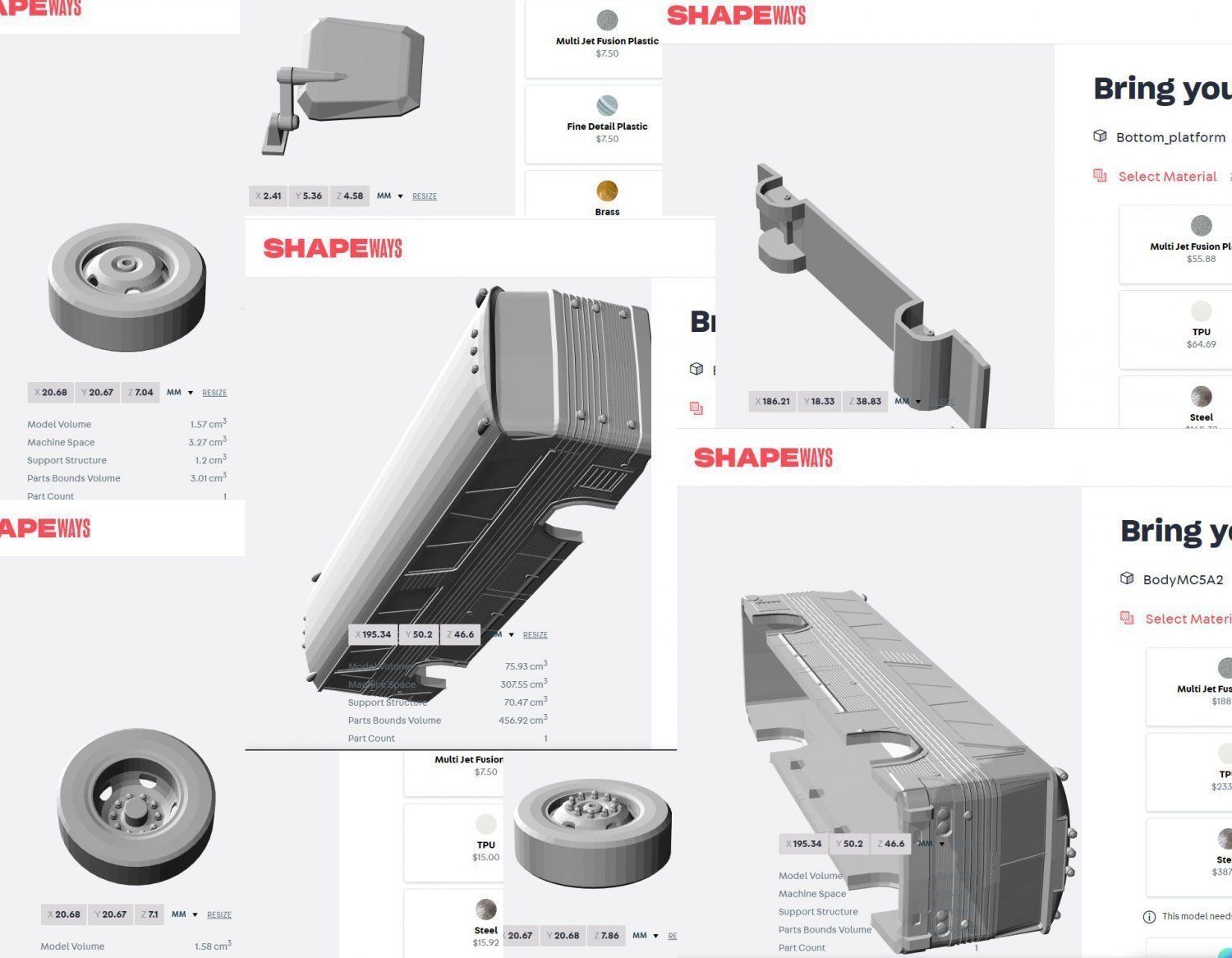 MCI MC-5A Bus 3D print model_6