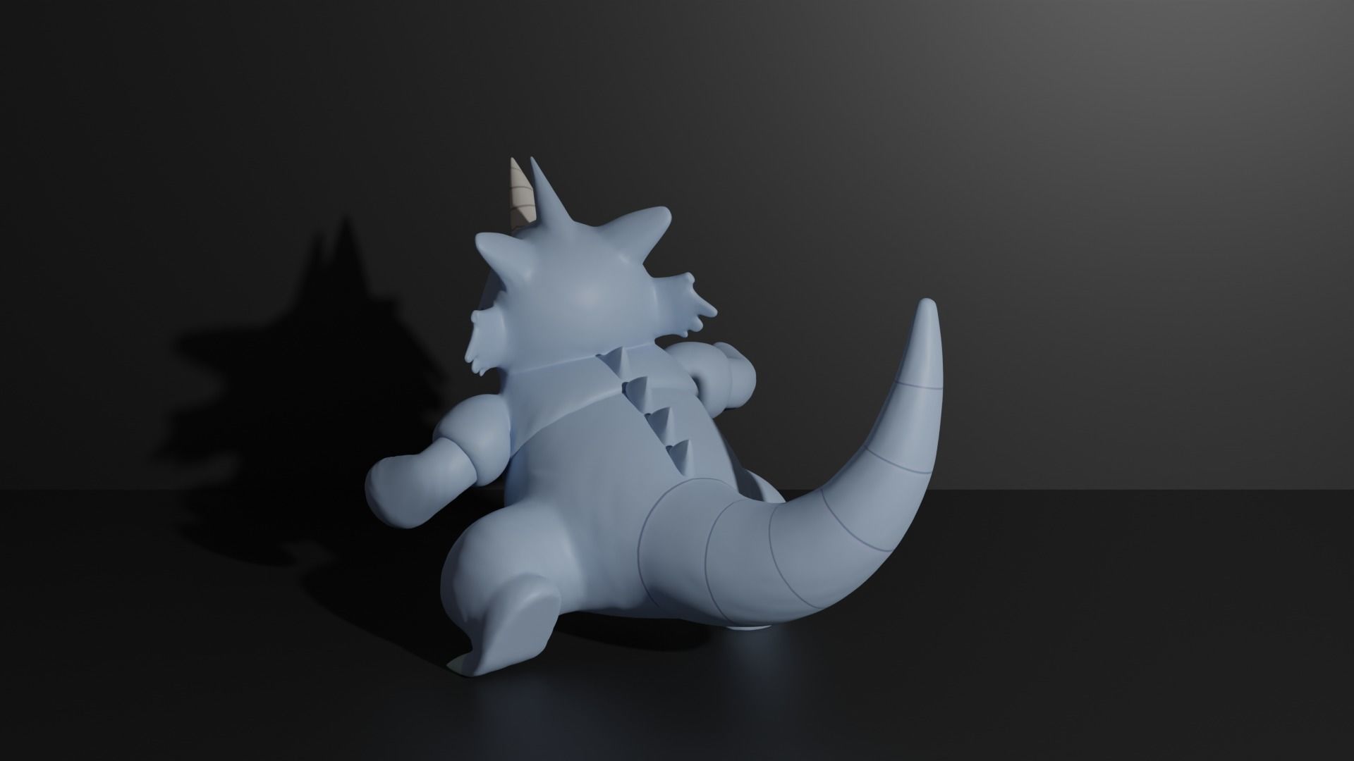 Rhyhorn Rhydon and Rhyperior 3D print model 3D print model_8