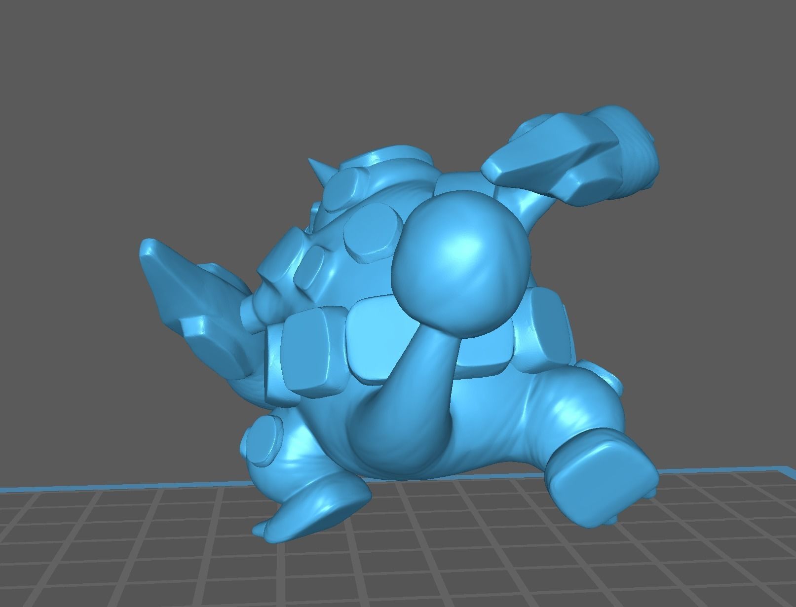Rhyhorn Rhydon and Rhyperior 3D print model 3D print model_30