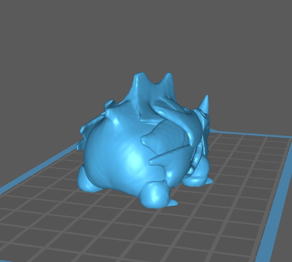 Rhyhorn Rhydon and Rhyperior 3D print model 3D print model_41