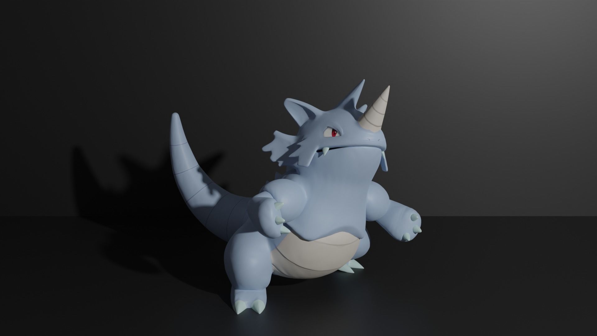Rhyhorn Rhydon and Rhyperior 3D print model 3D print model_5