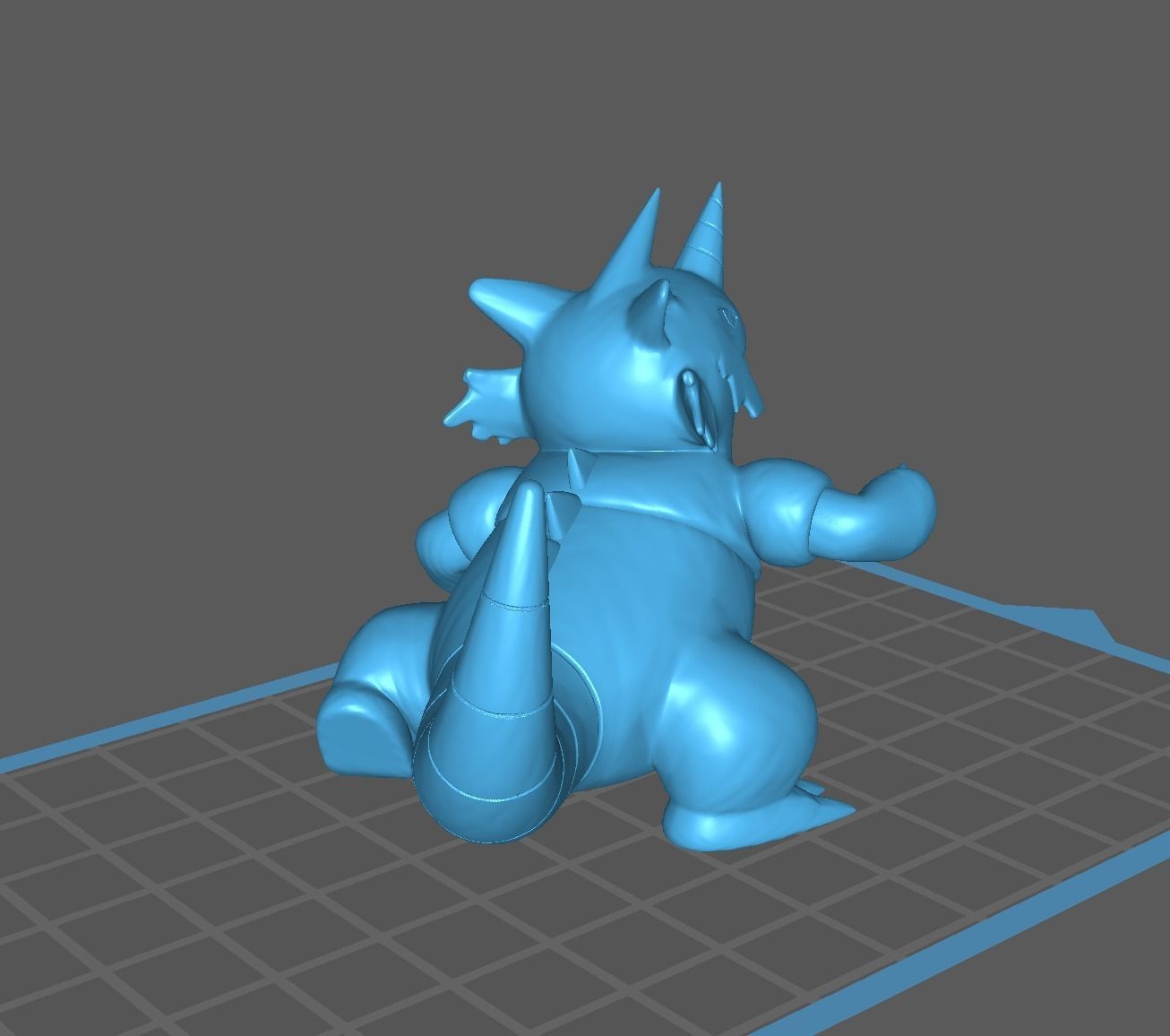 Rhyhorn Rhydon and Rhyperior 3D print model 3D print model_35