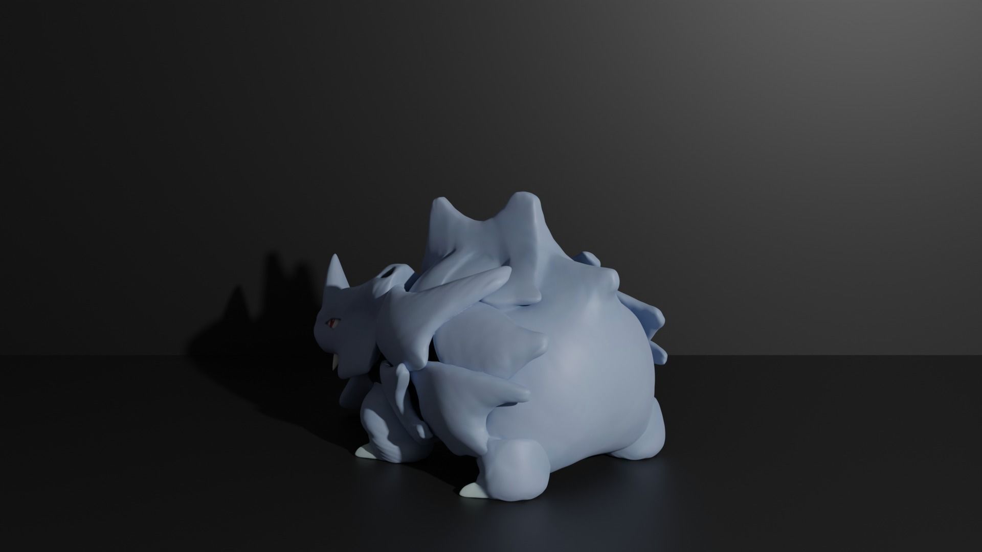 Rhyhorn Rhydon and Rhyperior 3D print model 3D print model_4