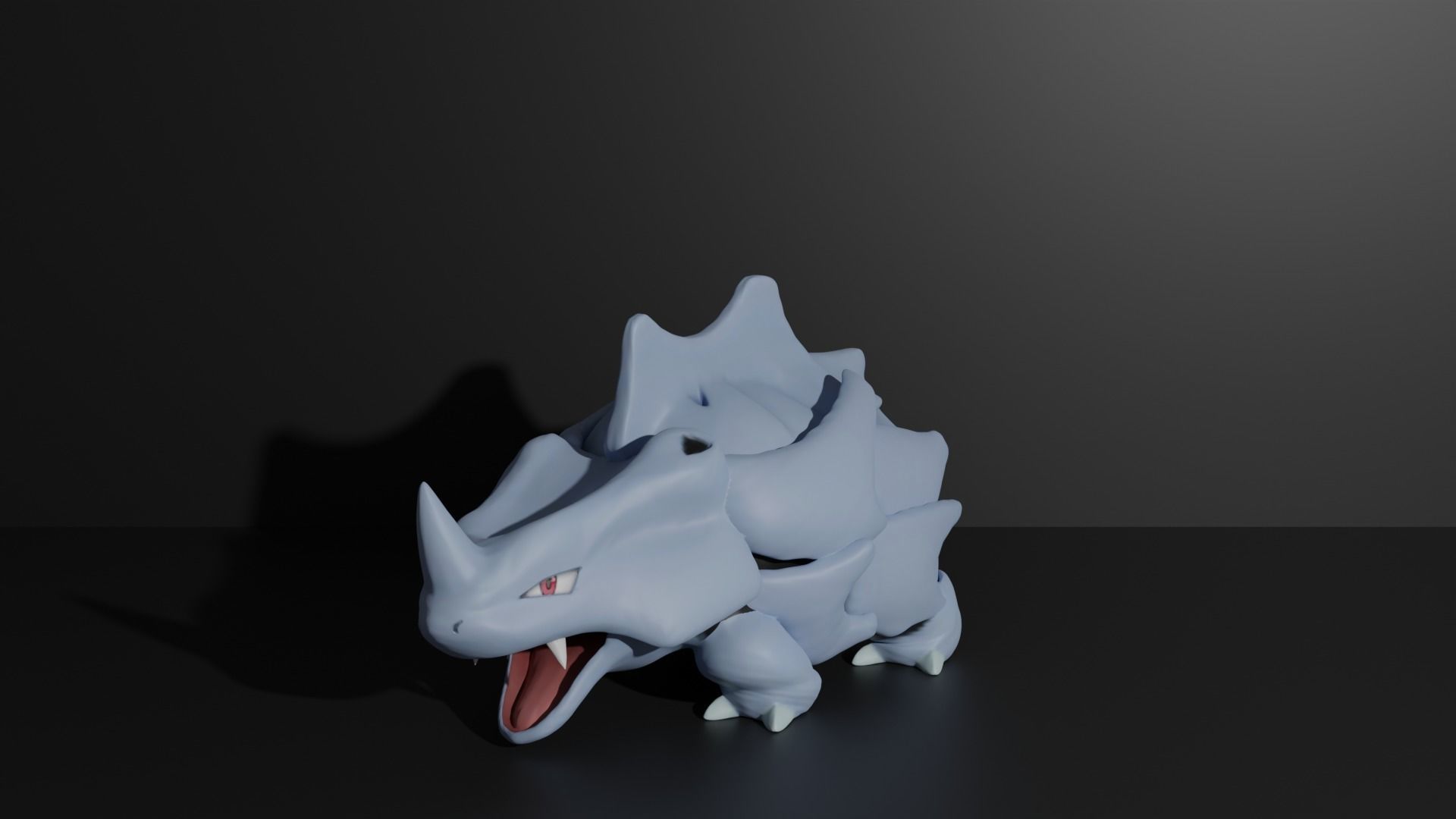 Rhyhorn Rhydon and Rhyperior 3D print model 3D print model_2
