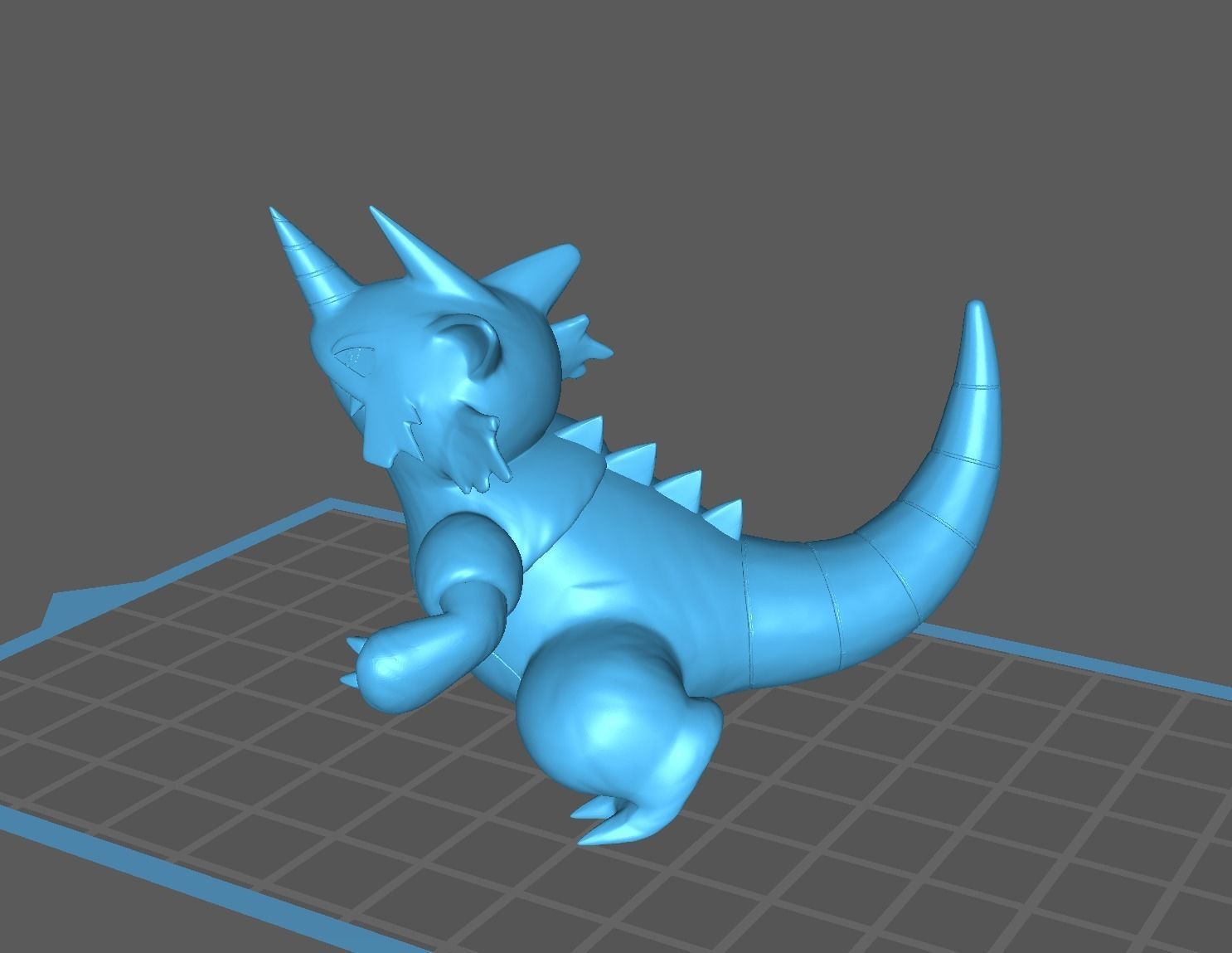 Rhyhorn Rhydon and Rhyperior 3D print model 3D print model_34